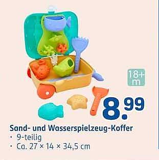 Sand- und Wasserspielzeug-Koffer