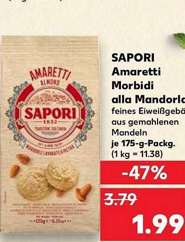 SAPORI Amaretti Morbidi alla Mandorla