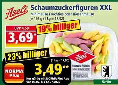Schaumzuckerfiguren XXL