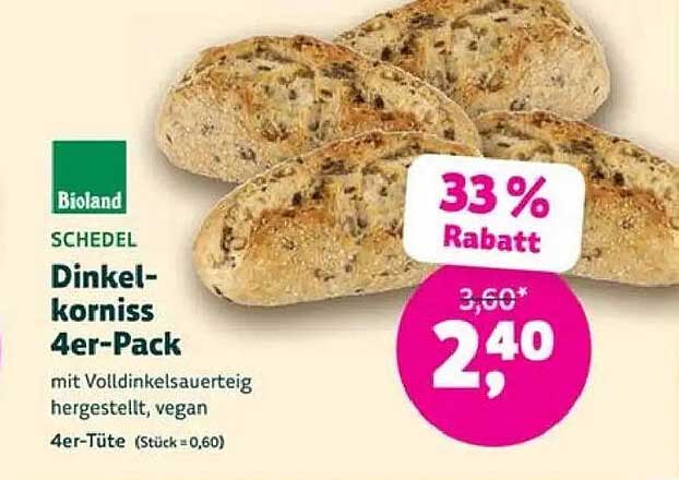SCHEEL Dinkel-korniss 4er-Pack