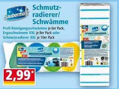 Schmutz-radierer/ Schwämme