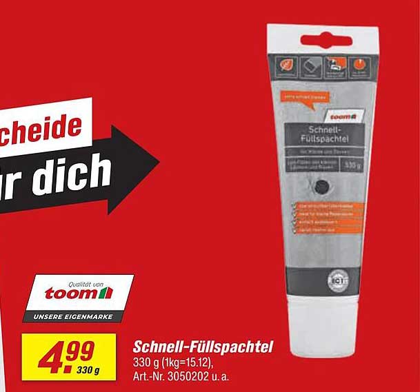 Schnell-Füllspachtel