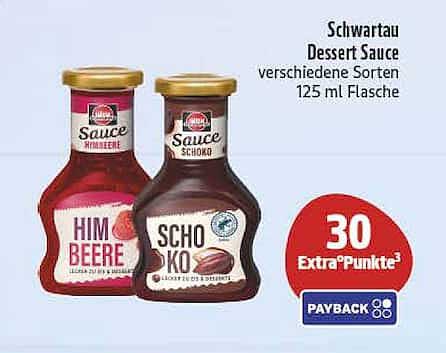 Schwartau Dessert Sauce verschiedene Sorten 125 ml Flasche