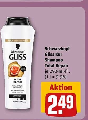 Schwarzkopf Gliss Kur Shampoo Total Repair