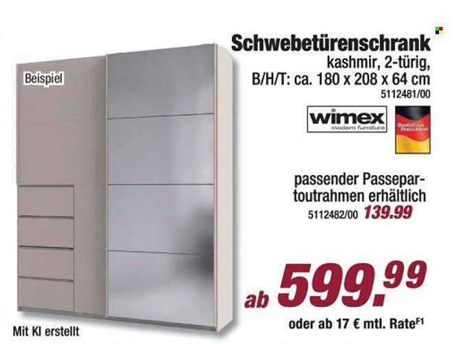 Schwebetürenschrank
