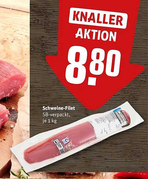 Schweine-Filet SB-verpackt, je 1 kg