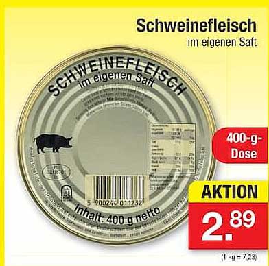 Schweinefleisch im eigenen Saft