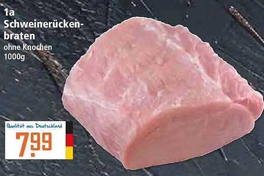 Schweinerückenbraten ohne Knochen 1000g