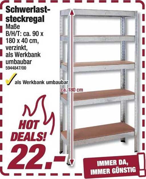 Schwerlast-steckregal