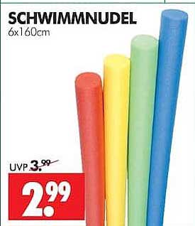 SCHWIMMNUDEL 6x160cm