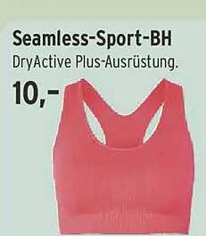 Seamless-Sport-BH DryActive Plus-Ausrüstung.
