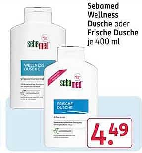 Sebamed Wellness Dusche oder Frische Dusche je 400 ml