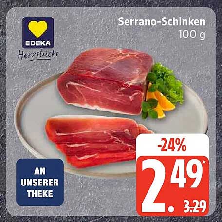 Serrano-Schinken 100 g
