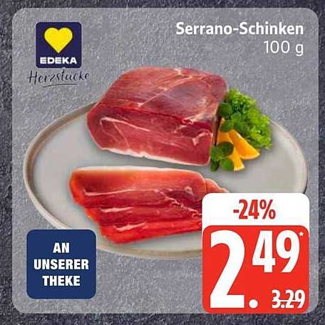 Serrano-Schinken 100 g