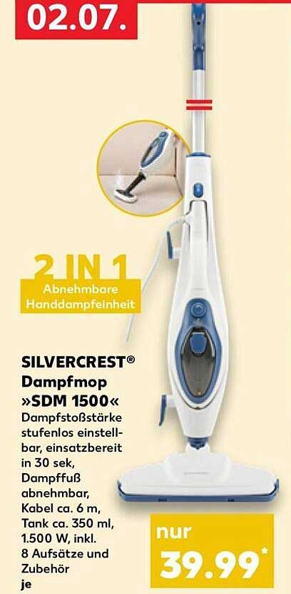 SILVERCREST® Dampfmop »SDM 1500«