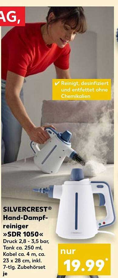 SILVERCREST® Hand-Dampf-reiniger »SDR 1050«