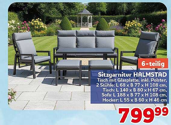 Sitzgarnitur HALMSTAD