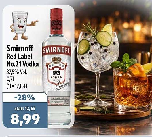 Smirnoff Red Label No.21 Vodka