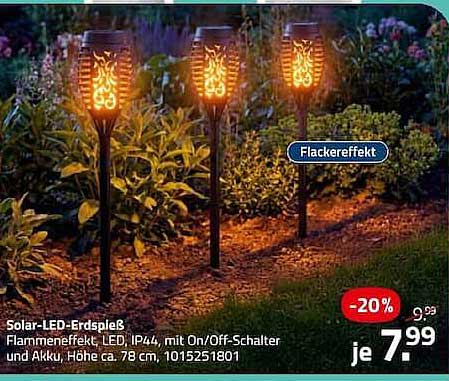 Solar-LED-Erdspieß
