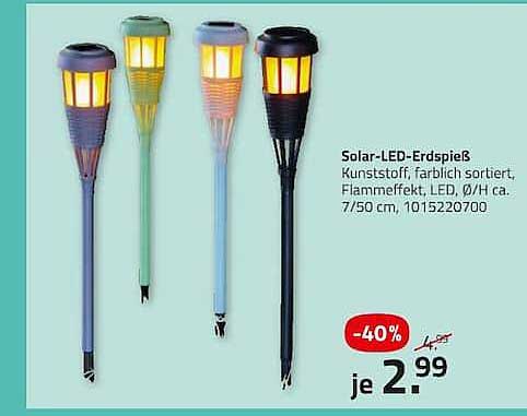 Solar-LED-Erdspieß