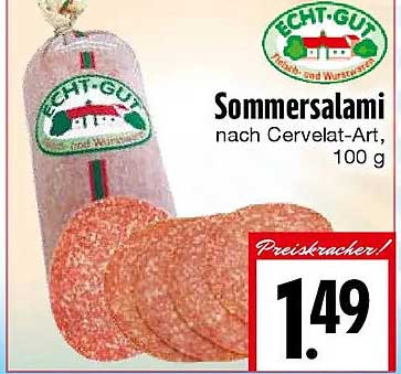 Sommersalami nach Cerverlat-Art, 100 g