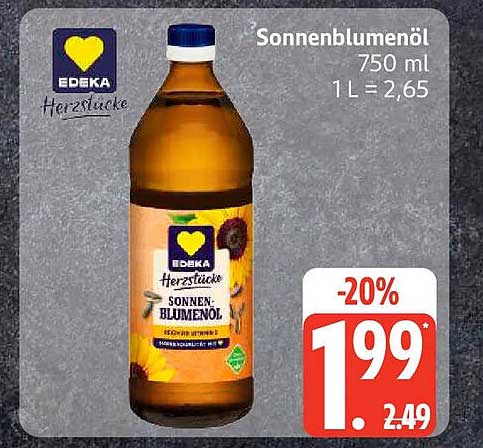 Sonnenblumenöl 750 ml