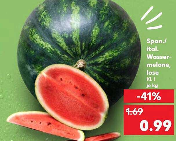 Span./ ital. Wassermelone, lose Kl. I je kg