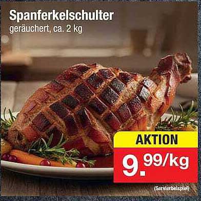 Spanferkelschulter geräuchert, ca. 2 kg