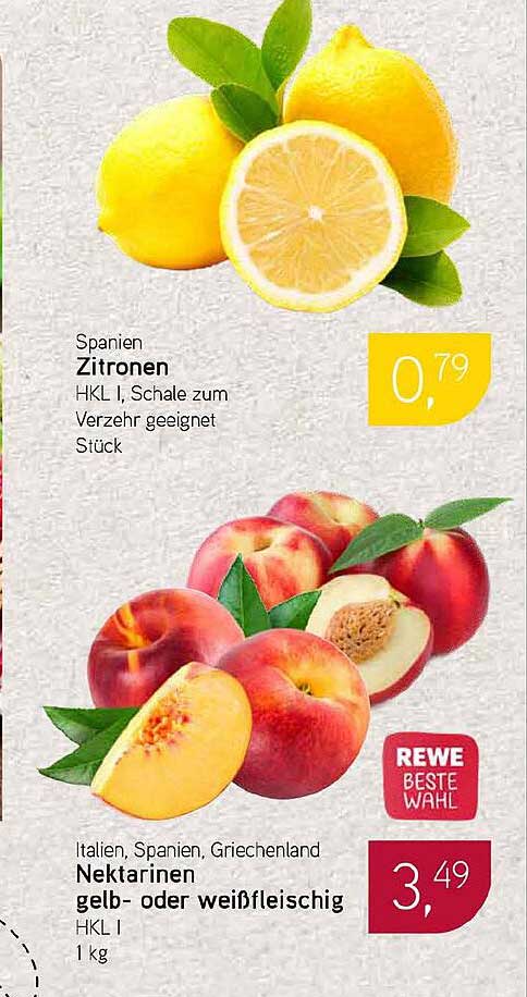 Spanien Zitronen
