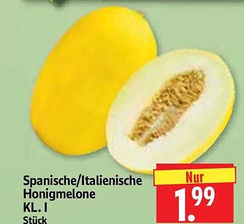Spanische/Italienische Honigmelone KL. I Stück