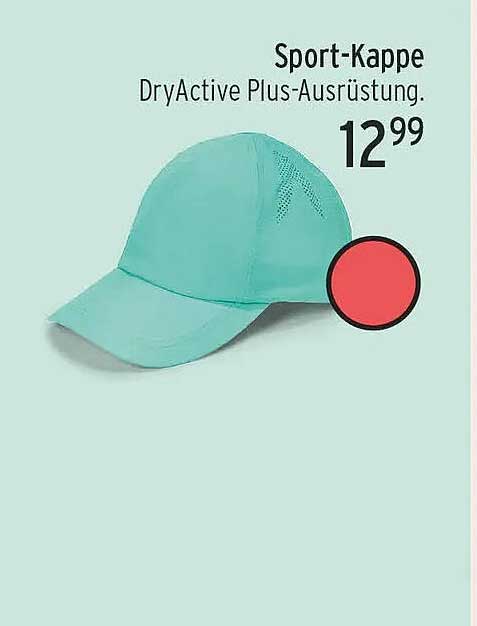 Sport-Kappe DryActive Plus-Ausrüstung.
