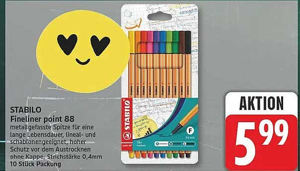 STABILO Fineliner point 88