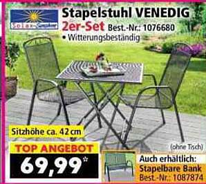 Stapelstuhl VENEDIG 2er-Set