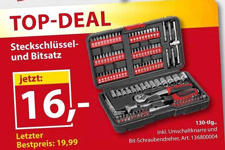 Steckschlüssel- und Bitsatz