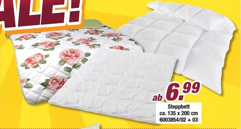 Steppbett ca. 135 x 200 cm 6003854/02 + 03