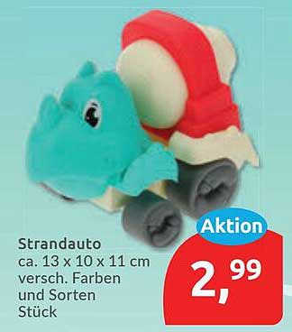 Strandauto ca. 13 x 10 x 11 cm versch. Farben und Sorten Stück
