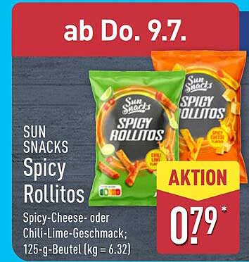 SUN SNACKS Spicy Rollitos