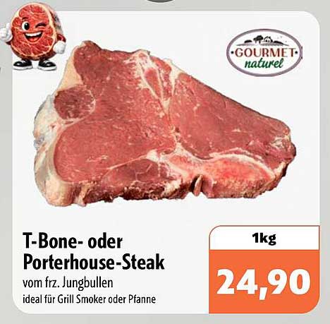T-Bone- oder Porterhouse-Steak