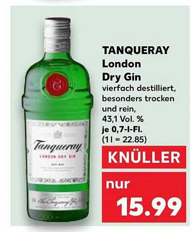 TANQUERAY London Dry Gin
