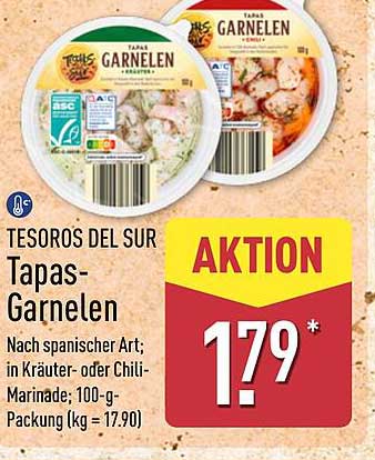 Tapas-Garnelen