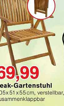 Teak-Gartenstuhl