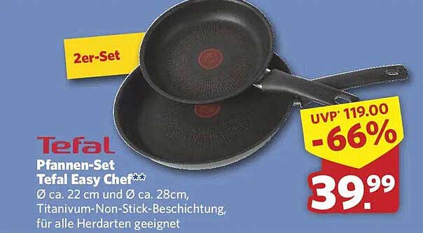 Tefal Pfannen-Set Tefal Easy Chef**