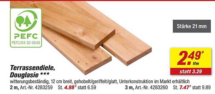 Terrassendiele, Douglasie ***