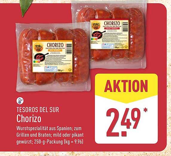 TESOROS DEL SUR Chorizo