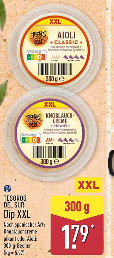 TESOROS DEL SUR Dip XXL