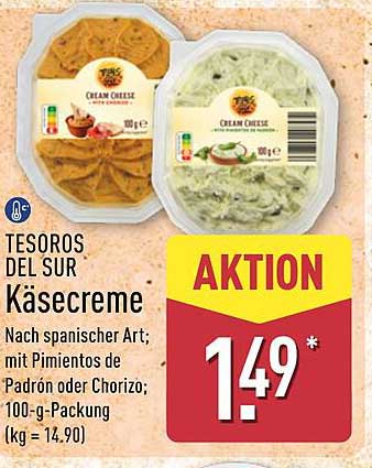 TESOROS DEL SUR Käsecreme