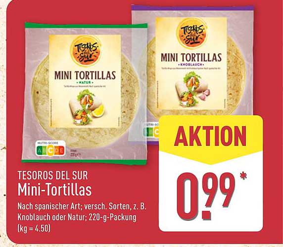 TESOROS DEL SUR Mini-Tortillas