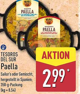 TESOROS DEL SUR Paella
