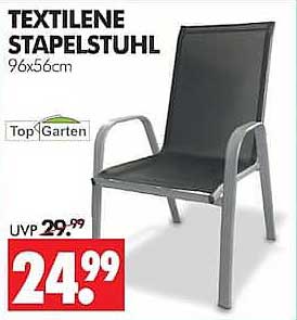 TEXTILENE STAPELSTUHL 96x56cm