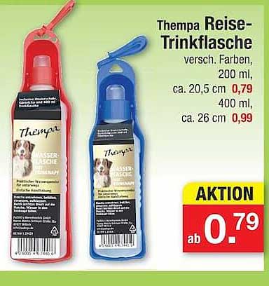 Thema Reise-Trinkflasche